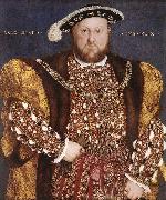 HOLBEIN, Hans the Younger Portrait of Henry VIII dg painting